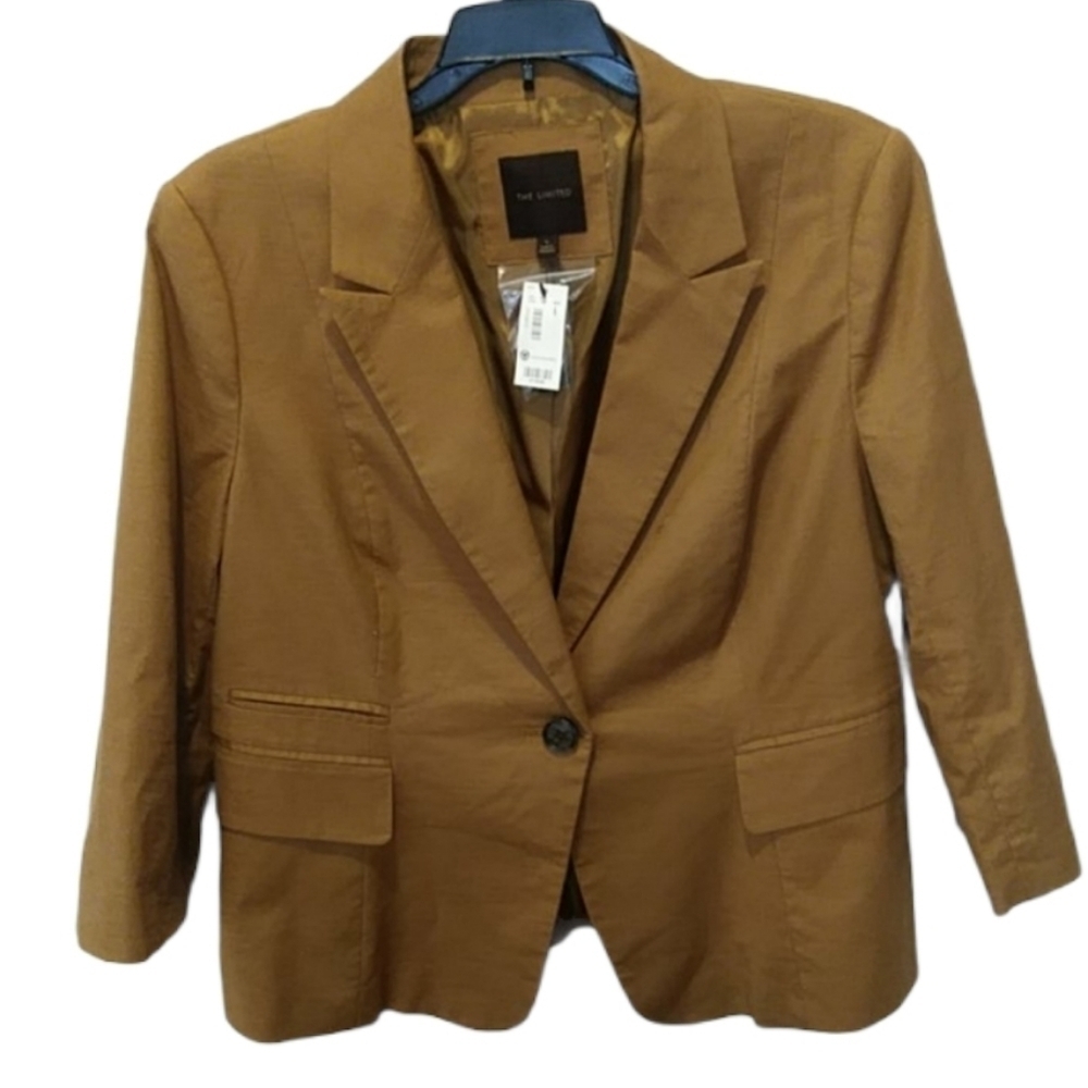 NWT The Limited jacket caramel color large